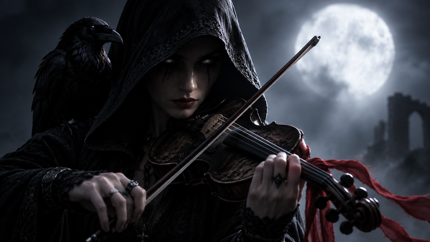 Moonlit Gothic Orchestra in Ruins